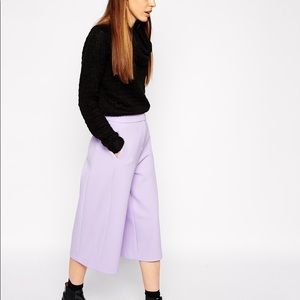 Brand new ASOS/ Express Purple Premium Culottes